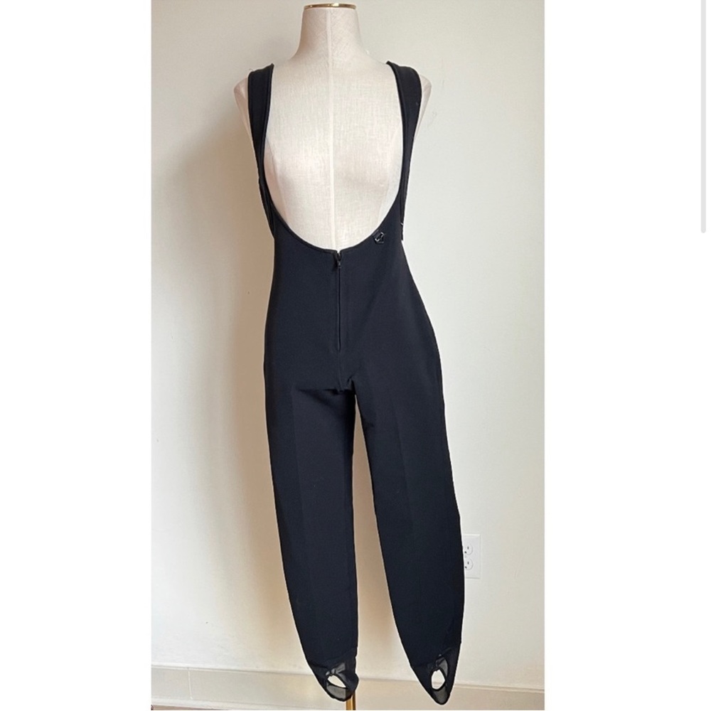 Vintage Obermeyer Ski Bib Overall Wool Blend Ski Suit With Stirrups Size 4R